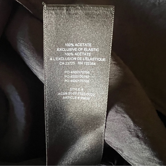 Black Babaton slip mini skirt - Picture 7 of 7